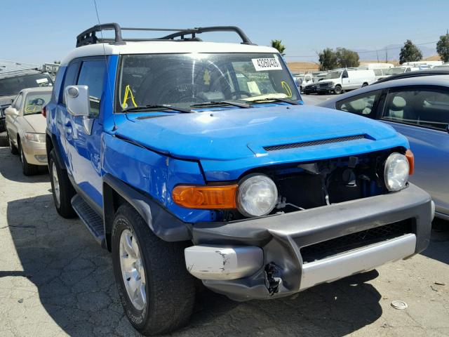 JTEZU11F770012172 - 2007 TOYOTA FJ CRUISER BLUE photo 1