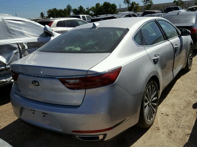 KNALB4J15H5042438 - 2017 KIA CADENZA PR GRAY photo 4