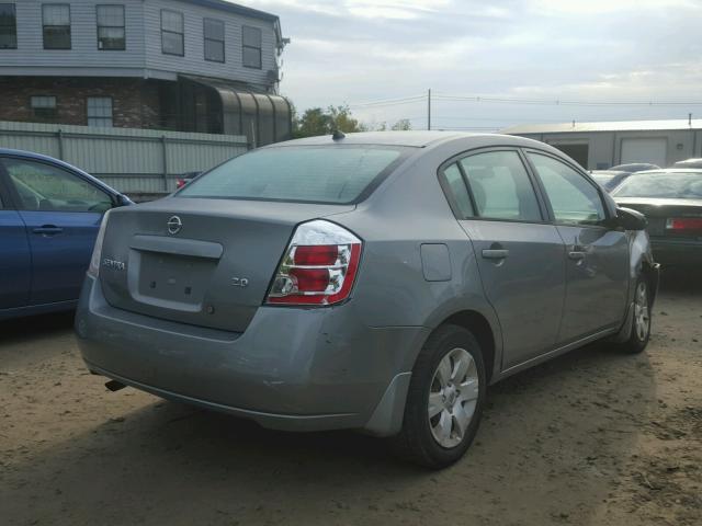 3N1AB61E47L662126 - 2007 NISSAN SENTRA 2.0 GRAY photo 4