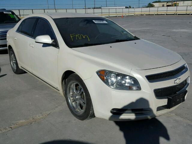 1G1ZC5EB5AF284349 - 2010 CHEVROLET MALIBU WHITE photo 1