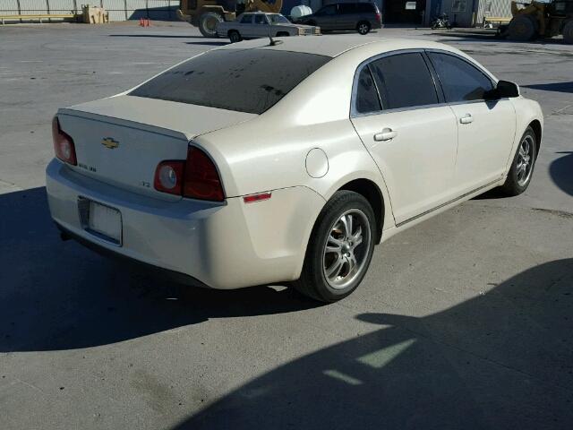 1G1ZC5EB5AF284349 - 2010 CHEVROLET MALIBU თეთრი ფოტო 4