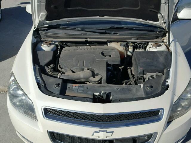 1G1ZC5EB5AF284349 - 2010 CHEVROLET MALIBU WHITE photo 7