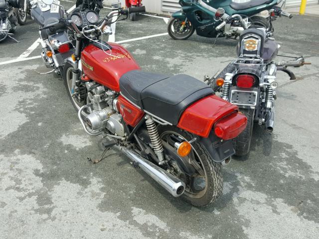 GS550E135664 - 1980 SUZUKI MOTORCYCLE RED photo 3