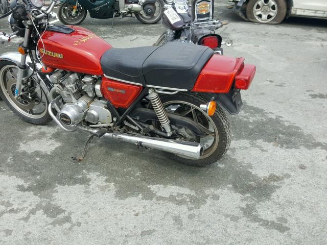 GS550E135664 - 1980 SUZUKI MOTORCYCLE RED photo 6