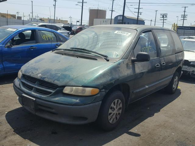 2B4FP25BXXR305742 - 1999 DODGE CARAVAN GREEN photo 2