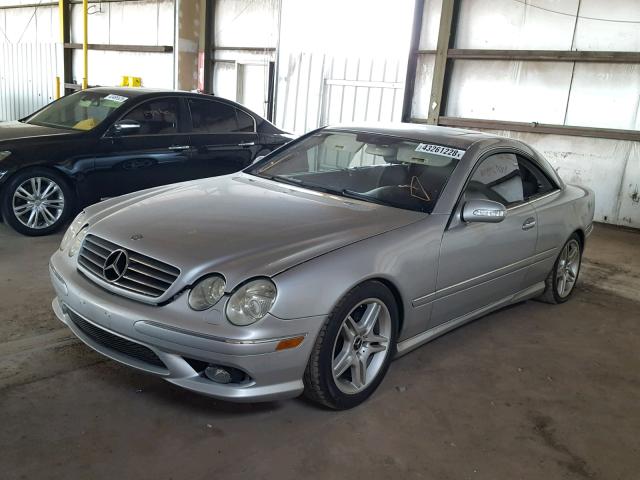 WDBPJ75JX6A047558 - 2006 MERCEDES-BENZ CL 500 SILVER photo 2