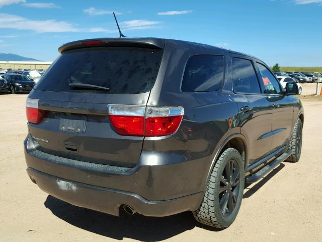 1C4RDJAGXDC698151 - 2013 DODGE DURANGO SX GRAY photo 4