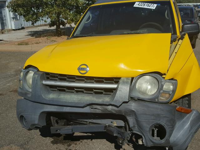 5N1ED28T94C619944 - 2004 NISSAN XTERRA XE YELLOW photo 7