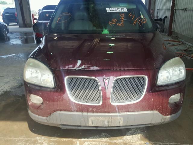 1GMDV33L76D247765 - 2006 PONTIAC MONTANA SV PURPLE photo 9