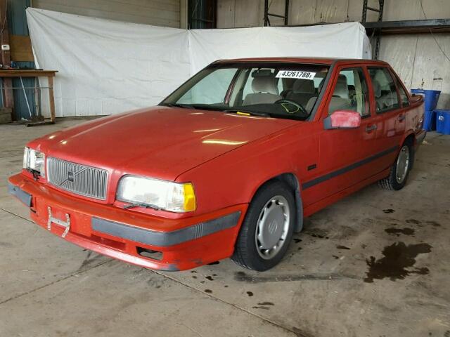 YV1LS5527R2145658 - 1994 VOLVO 850 RED photo 2