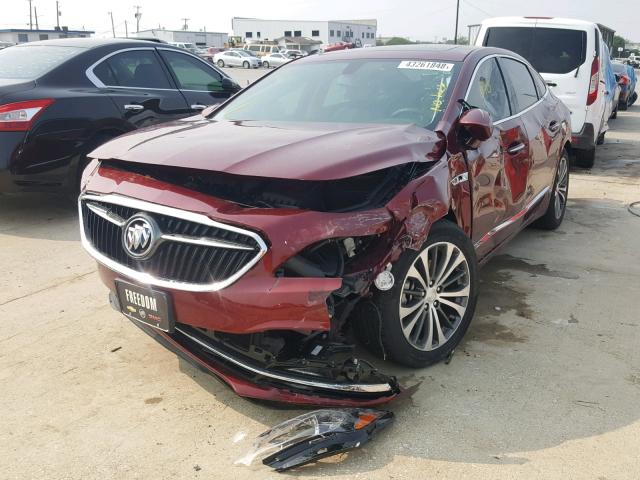 1G4ZP5SS3HU174983 - 2017 BUICK LACROSSE E BURGUNDY photo 2