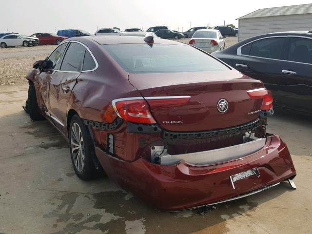 1G4ZP5SS3HU174983 - 2017 BUICK LACROSSE E BURGUNDY photo 3