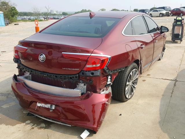 1G4ZP5SS3HU174983 - 2017 BUICK LACROSSE E BURGUNDY photo 4