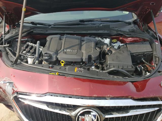 1G4ZP5SS3HU174983 - 2017 BUICK LACROSSE E BURGUNDY photo 7