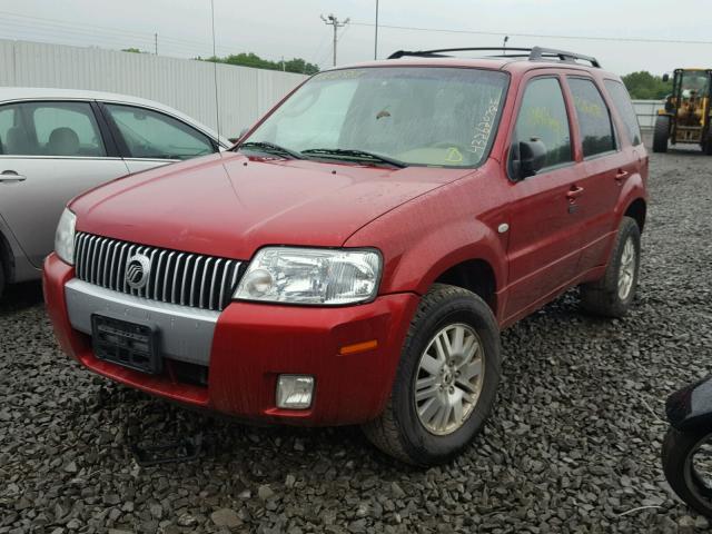 4M2CU97167KJ12217 - 2007 MERCURY MARINER PR BURGUNDY photo 2