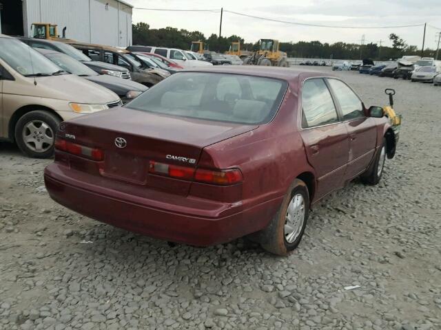 4T1BG22K1XU550983 - 1999 TOYOTA CAMRY CE BURGUNDY photo 4