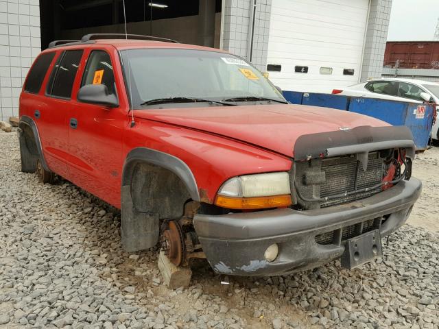 1B4HS38NX2F211735 - 2002 DODGE DURANGO SP RED photo 1