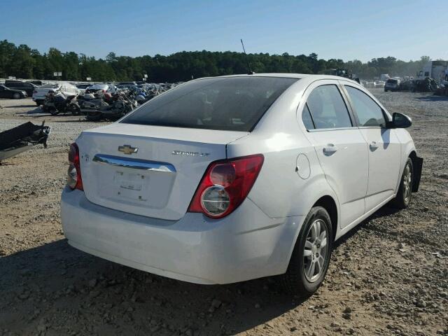 1G1JC5SH4C4119252 - 2012 CHEVROLET SONIC LT WHITE photo 4