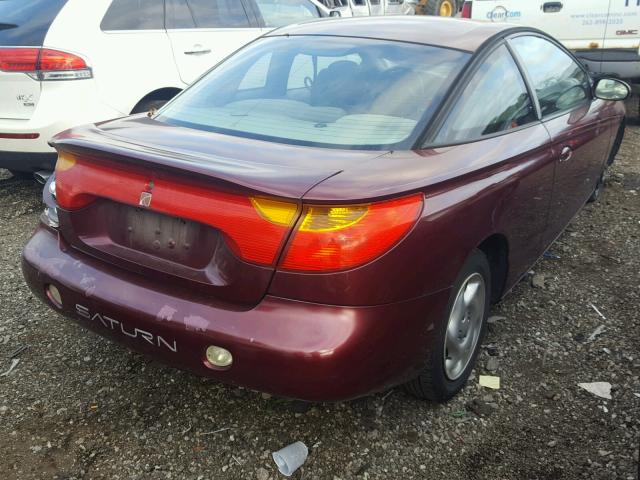 1G8ZY12752Z231856 - 2002 SATURN SC2 MAROON photo 4