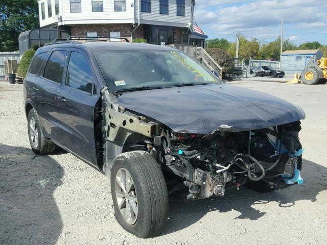 1C4RDJDG6EC976573 - 2014 DODGE DURANGO GRAY photo 1