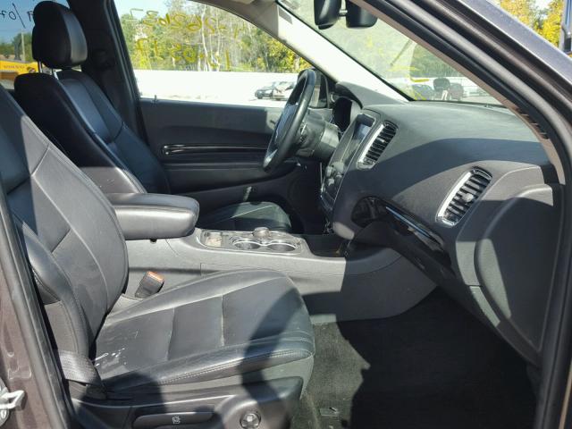 1C4RDJDG6EC976573 - 2014 DODGE DURANGO GRAY photo 5