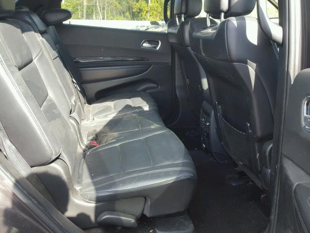 1C4RDJDG6EC976573 - 2014 DODGE DURANGO GRAY photo 6