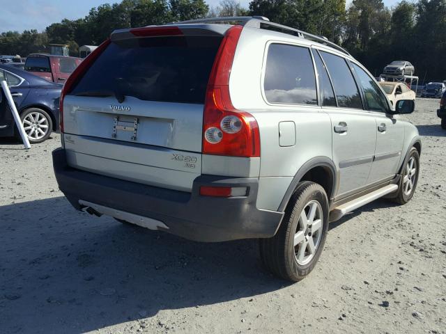 YV1CZ59H941079882 - 2004 VOLVO XC90 SILVER photo 4