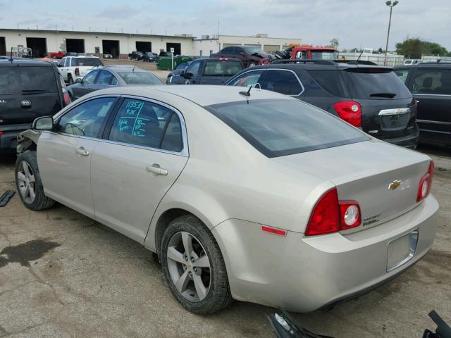 1G1ZC5E16BF200886 - 2011 CHEVROLET MALIBU 1LT 金色 照片 3