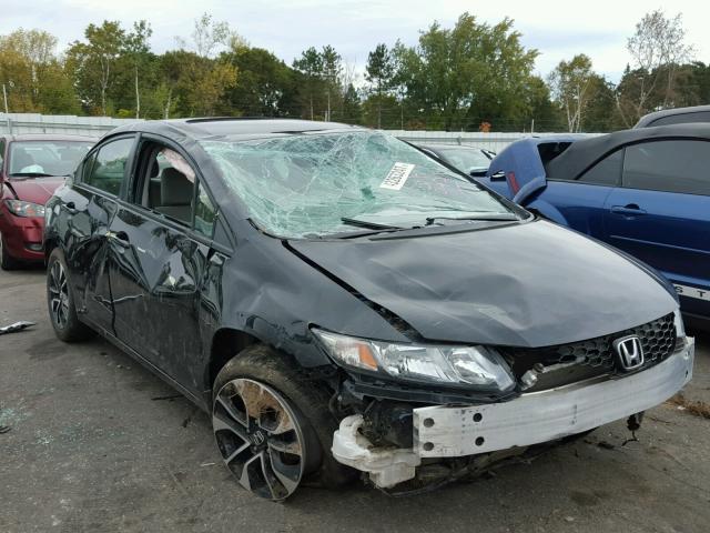 2HGFB2F85DH527046 - 2013 HONDA CIVIC BLACK photo 1