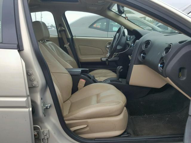 2G2WP552081167122 - 2008 PONTIAC GRAND PRIX TAN photo 5