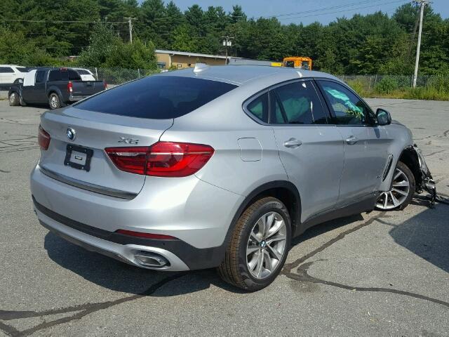 5UXKU2C55J0Z62276 - 2018 BMW X6 XDRIVE3 Silber Foto 4