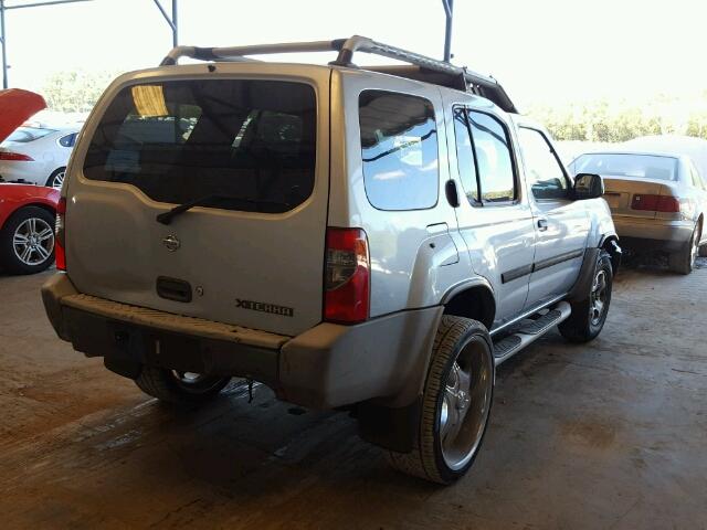 5N1ED28T51C541769 - 2001 NISSAN XTERRA XE SILVER photo 4