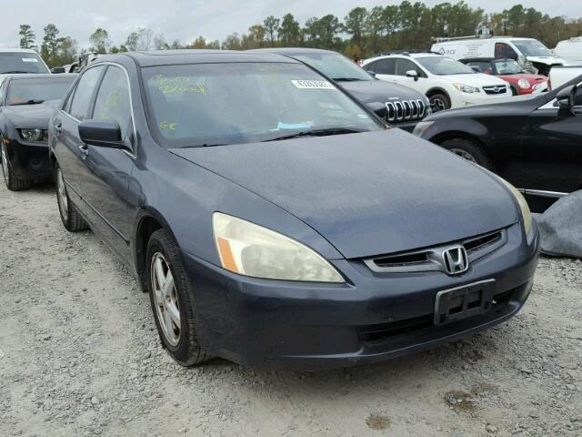 1HGCM56844A023004 - 2004 HONDA ACCORD EX BLUE photo 1