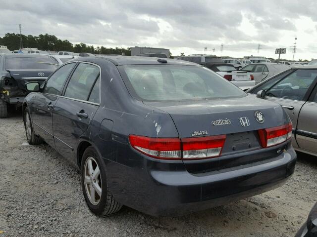 1HGCM56844A023004 - 2004 HONDA ACCORD EX BLUE photo 3