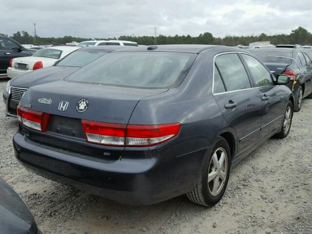 1HGCM56844A023004 - 2004 HONDA ACCORD EX BLUE photo 4