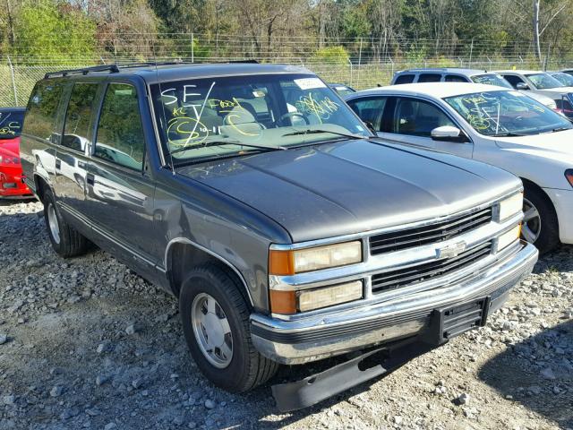 3GNEC16R8XG258241 - 1999 CHEVROLET SUBURBAN C GRAY photo 1