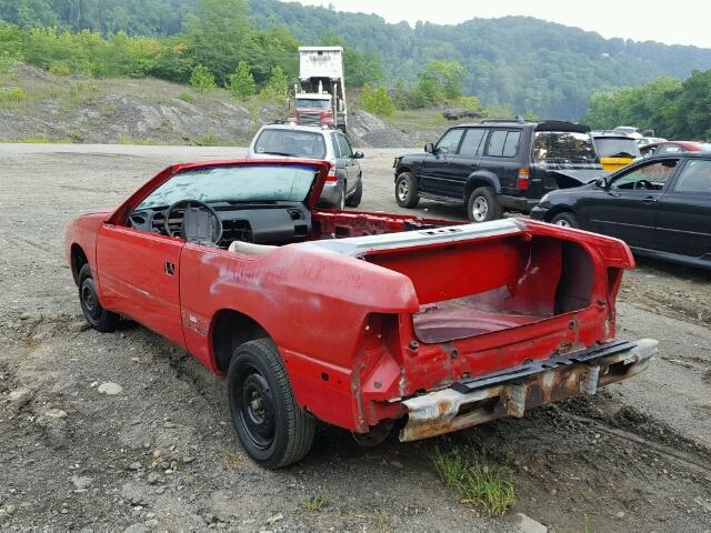 1C3XU4531NF152956 - 1992 CHRYSLER LEBARON 红色 照片 3