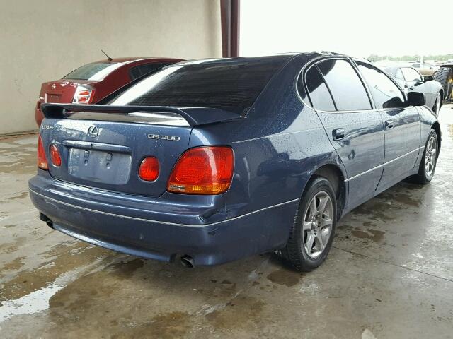 JT8BD69S630178762 - 2003 LEXUS GS BLUE photo 4