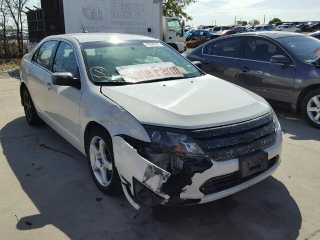 3FAHP0HA3CR400124 - 2012 FORD FUSION SE WHITE photo 1