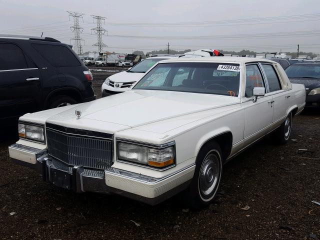 1G6DW54E6NR710562 - 1992 CADILLAC BROUGHAM WHITE photo 2