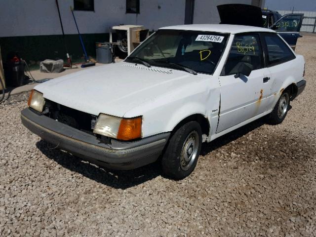 1FAPP9099LT108462 - 1990 FORD ESCORT PON WHITE photo 2