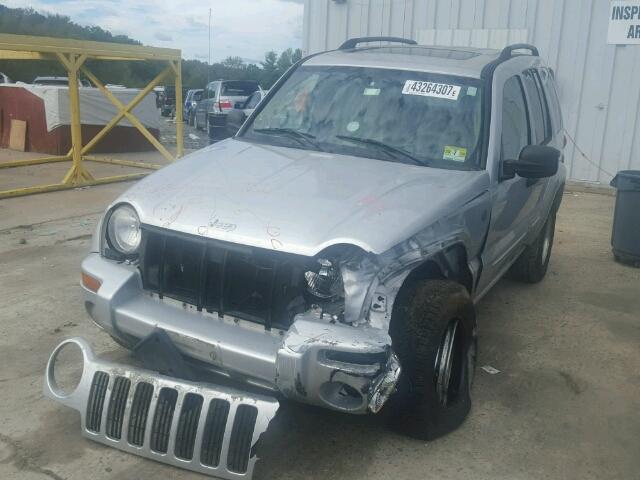 1J4GL58K24W260485 - 2004 JEEP LIBERTY LI SILVER photo 2