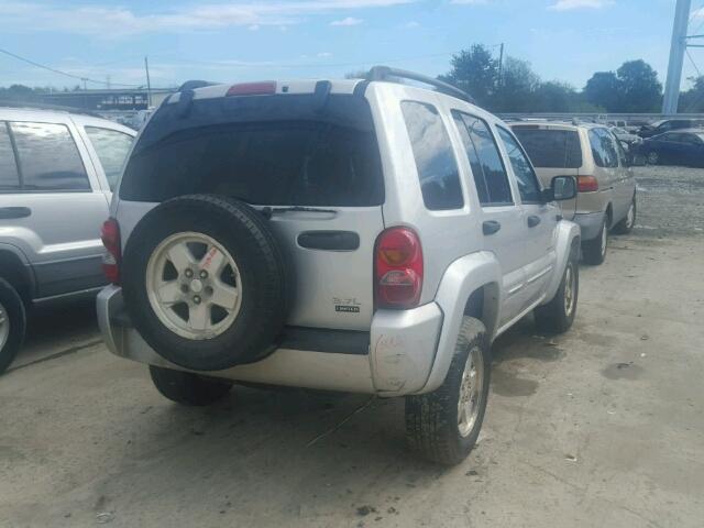 1J4GL58K24W260485 - 2004 JEEP LIBERTY LI SILVER photo 4