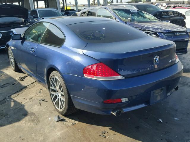 WBAEH73404B189018 - 2004 BMW 645 CI AUT BLUE photo 3