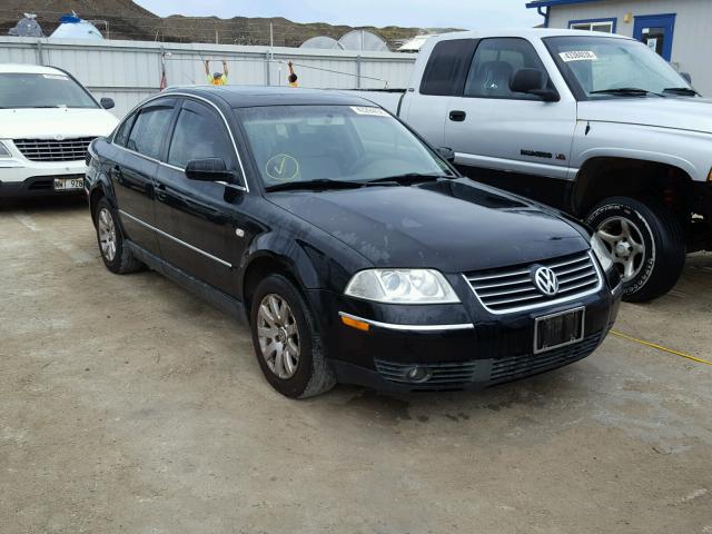 WVWPD63B22P042893 - 2002 VOLKSWAGEN PASSAT GLS BLACK photo 1