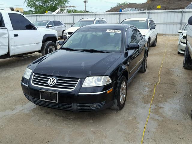 WVWPD63B22P042893 - 2002 VOLKSWAGEN PASSAT GLS BLACK photo 9