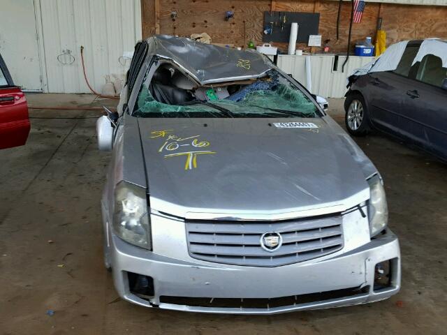 1G6DM577040104177 - 2004 CADILLAC CTS SILVER photo 10