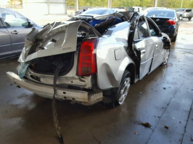 1G6DM577040104177 - 2004 CADILLAC CTS SILVER photo 4