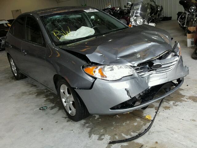 KMHDU4AD8AU180364 - 2010 HYUNDAI ELANTRA BL GRAY photo 1