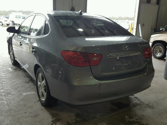 KMHDU4AD8AU180364 - 2010 HYUNDAI ELANTRA BL GRAY photo 3